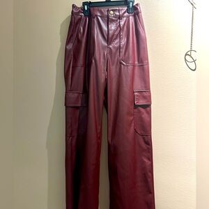 tj maxx leather cargo pants